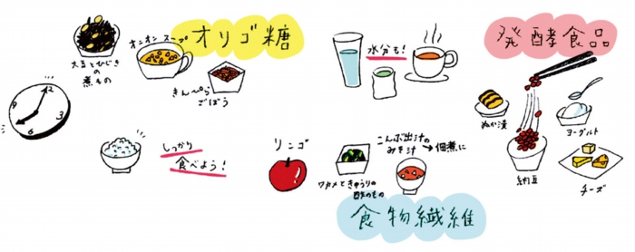 腸内細胞を増やすための食生活
