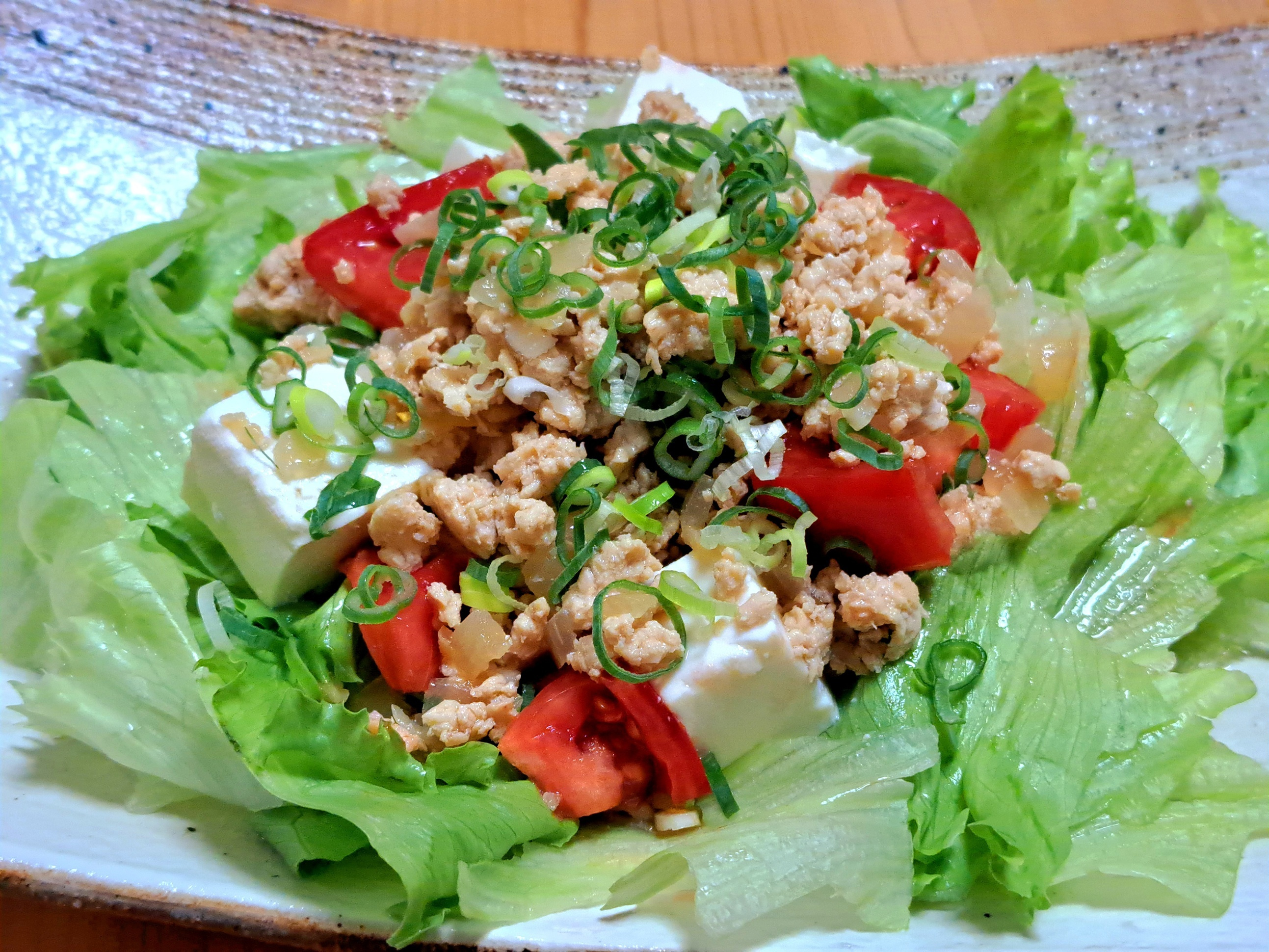 豆腐サラダ