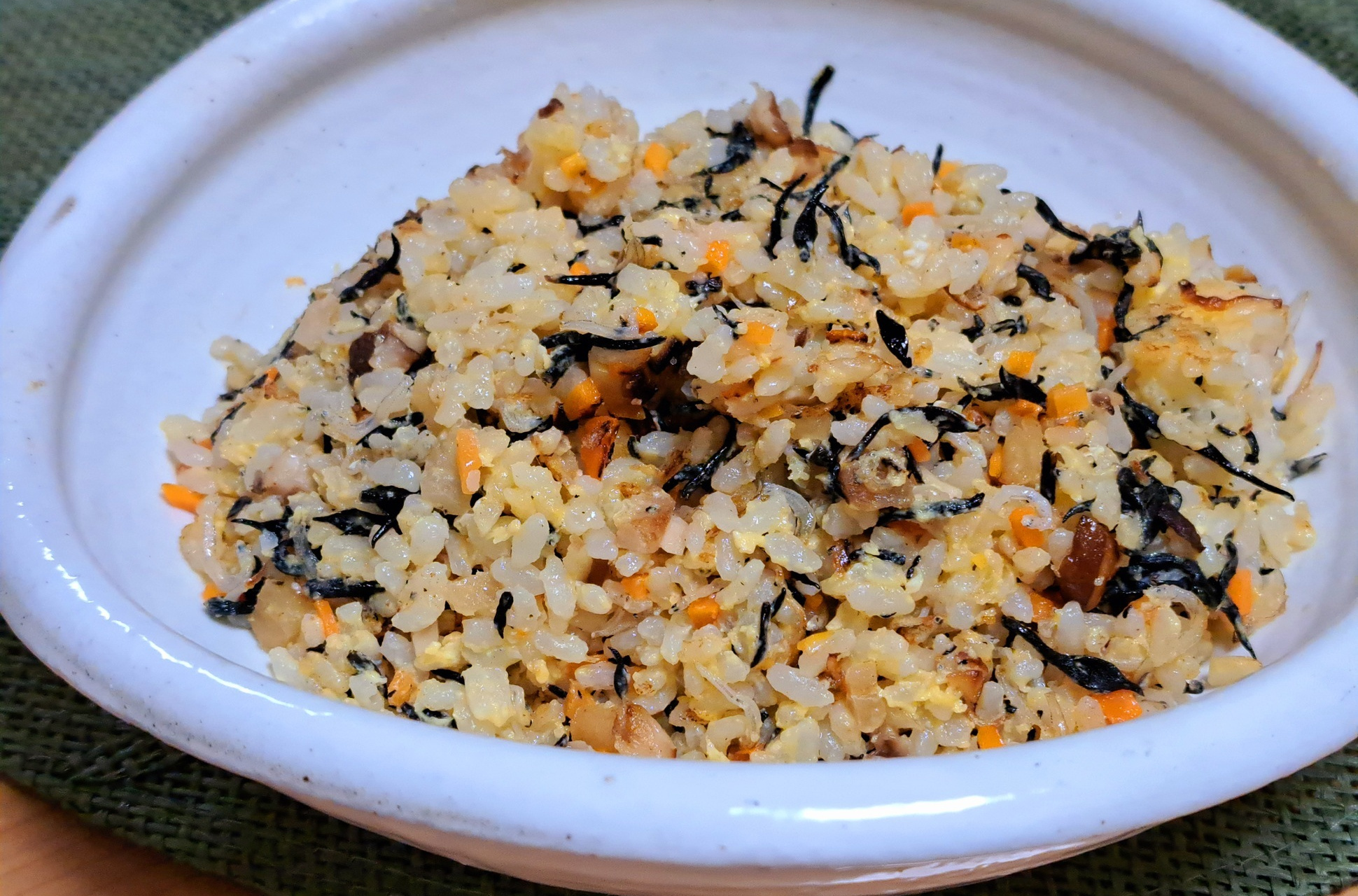 じゃこひじきチャーハン