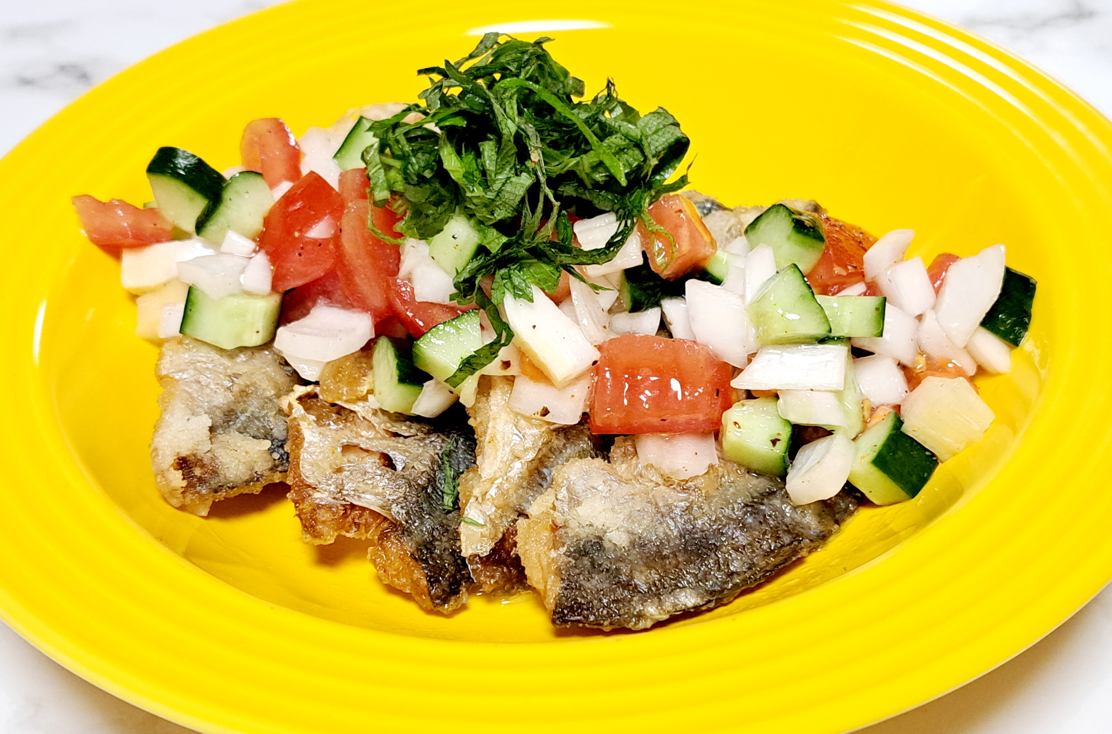 鯵のラビゴットソース