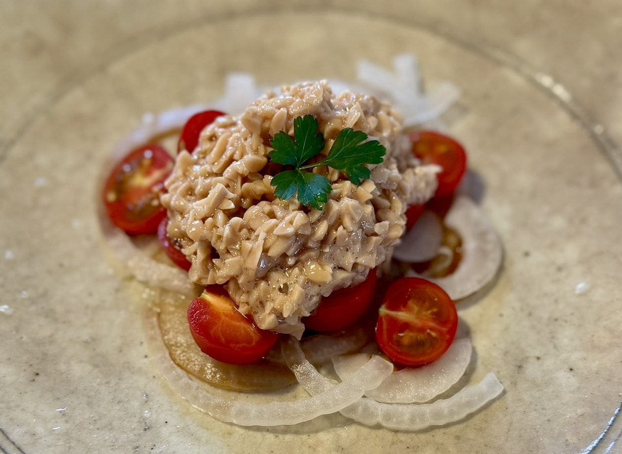 トマトと納豆のサラダ