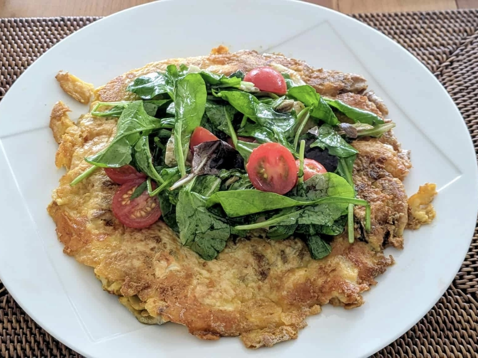 きのことチーズのフワカリ焼き