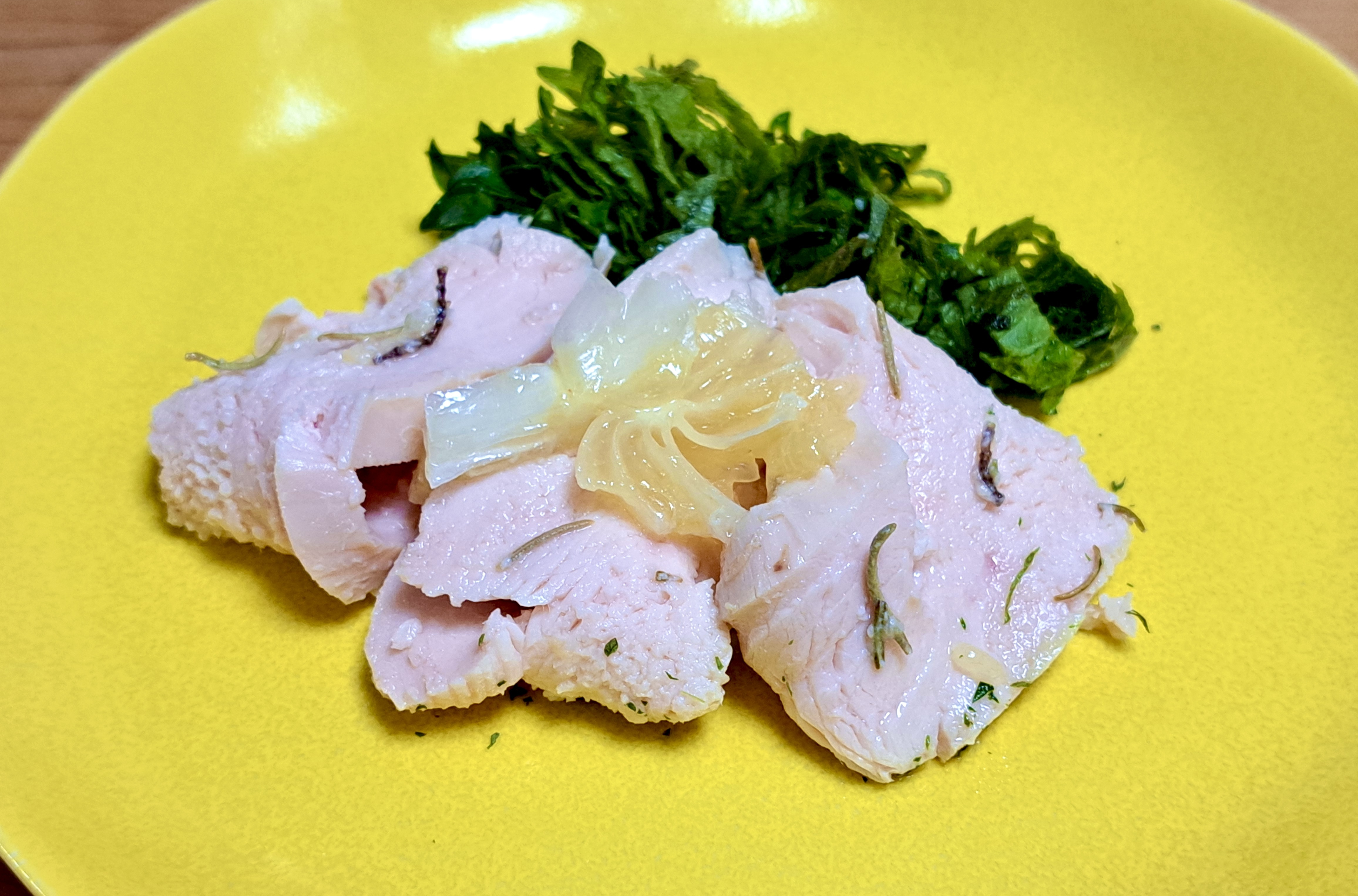 鶏むねのコンフィ
